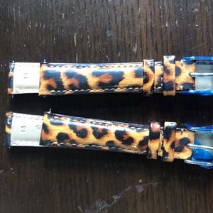 Michele Leather Watch Band New $75 each